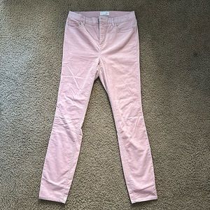LOFT Pink Corduroy Pants